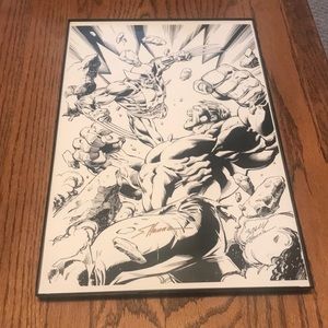 Wolverine Hulk print